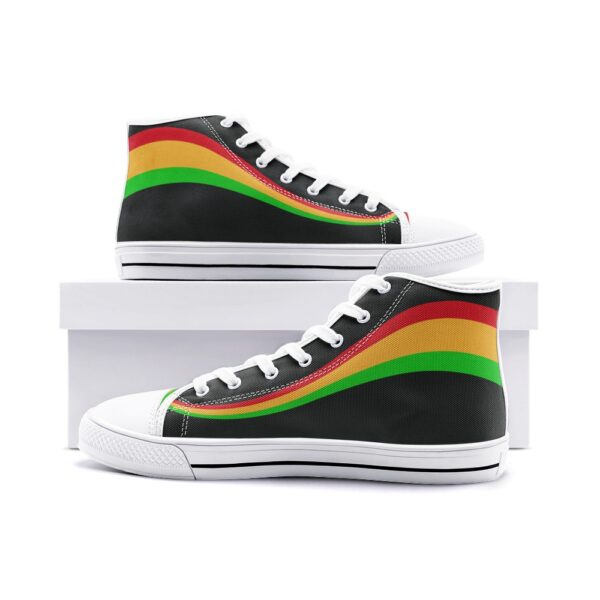 Unisex High Top Canvas Shoes - Image 2