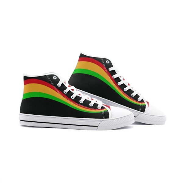 Unisex High Top Canvas Shoes - Image 3