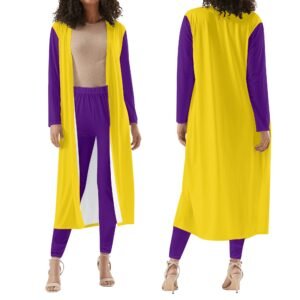 Women's Long Sleeve Cardigan and Leggings Sets