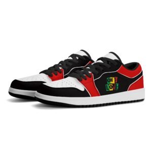 Men's Premium PU Leather Low Top Sneakers-V2