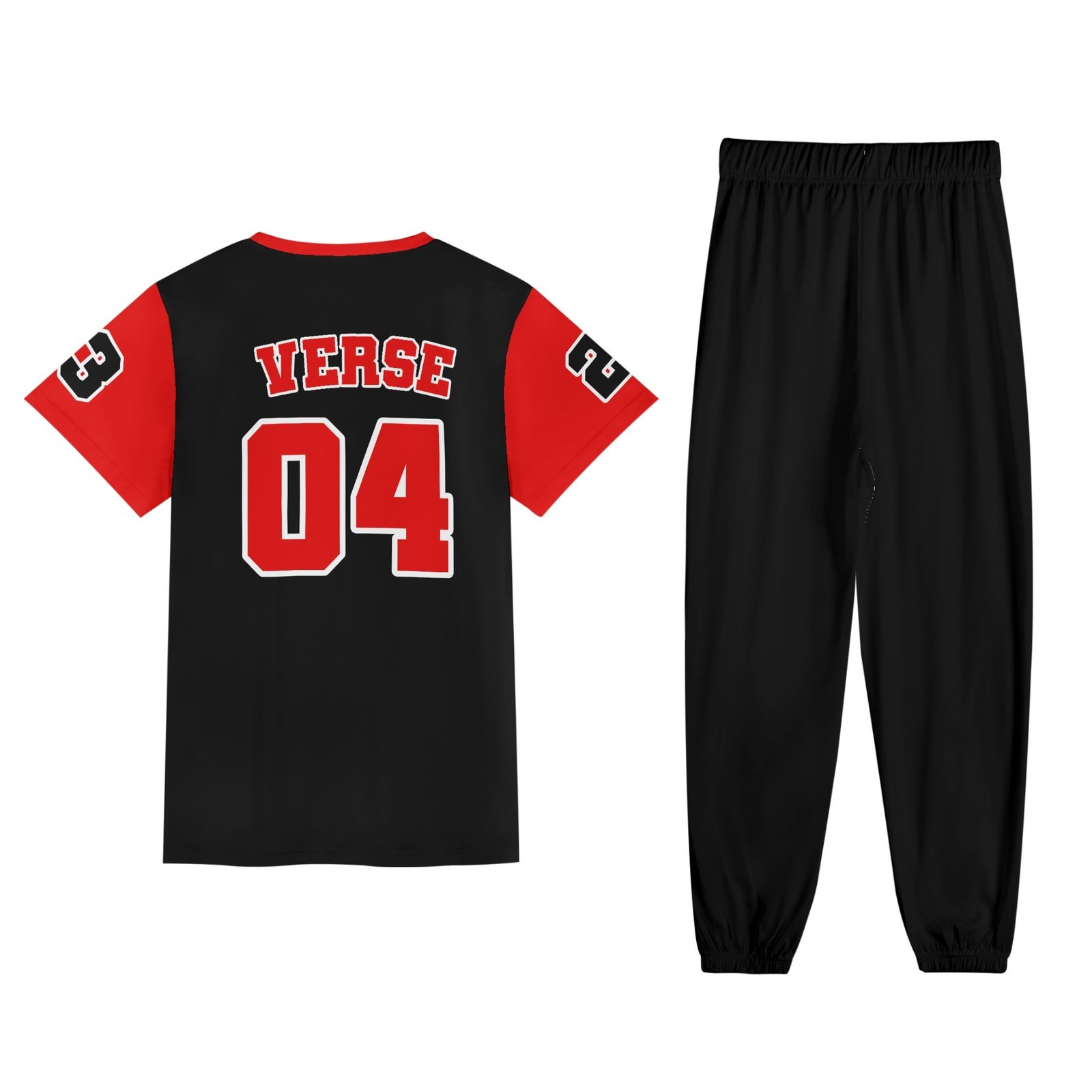 Unisex Short Sleeve Sports Set - Image 2