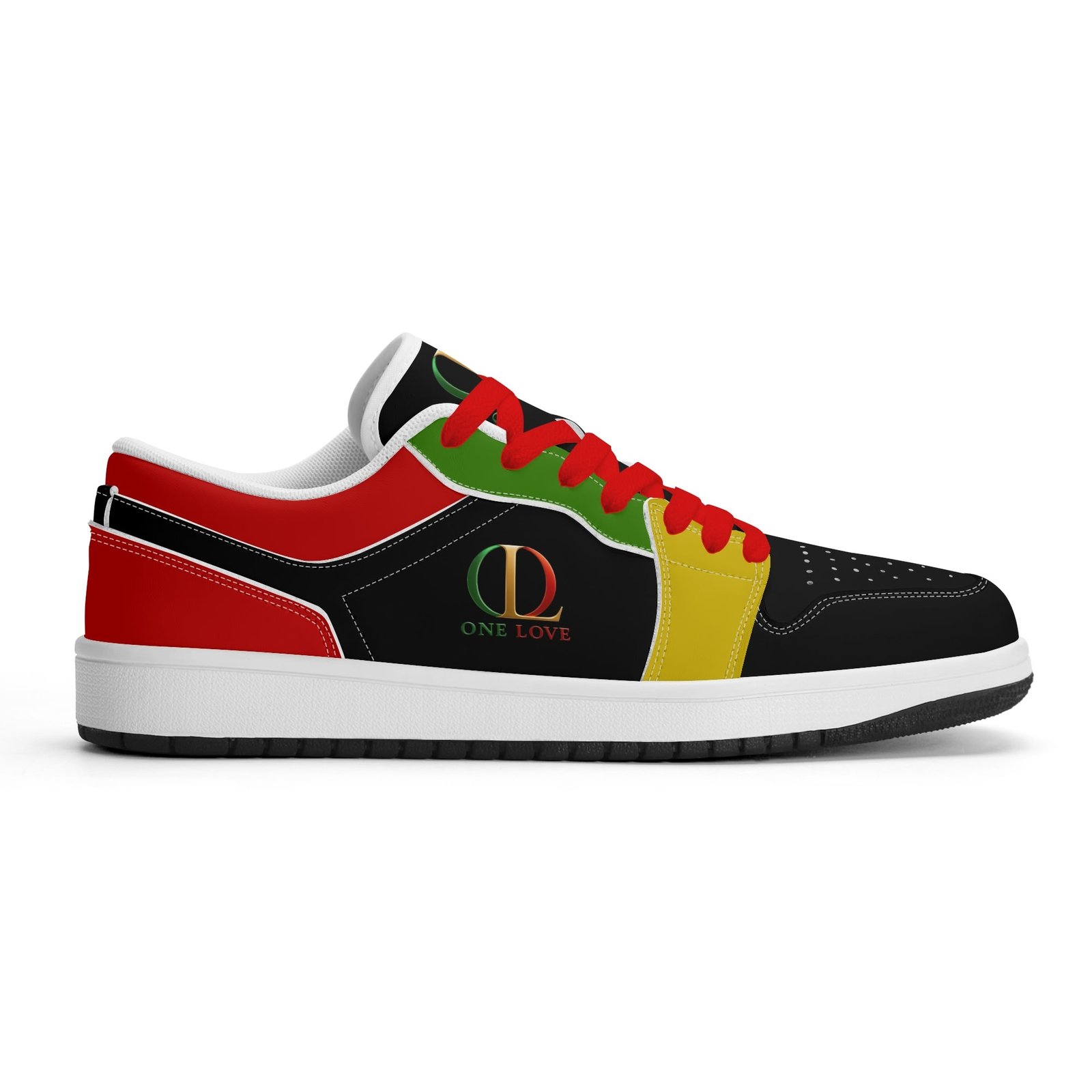 Women One Love Kicks (Green, Gold, Red) - Image 3