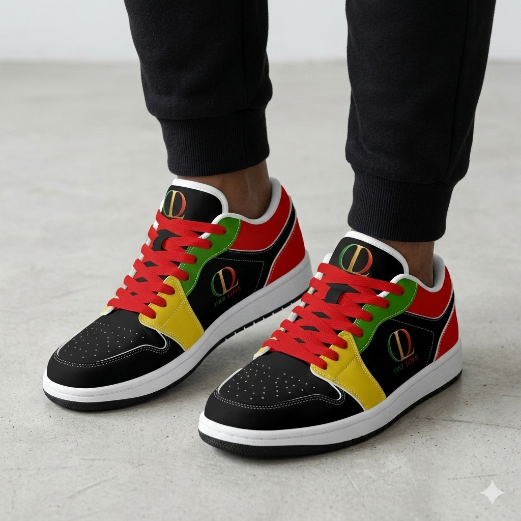 Men One Love Kicks (Green, Gold, Red)