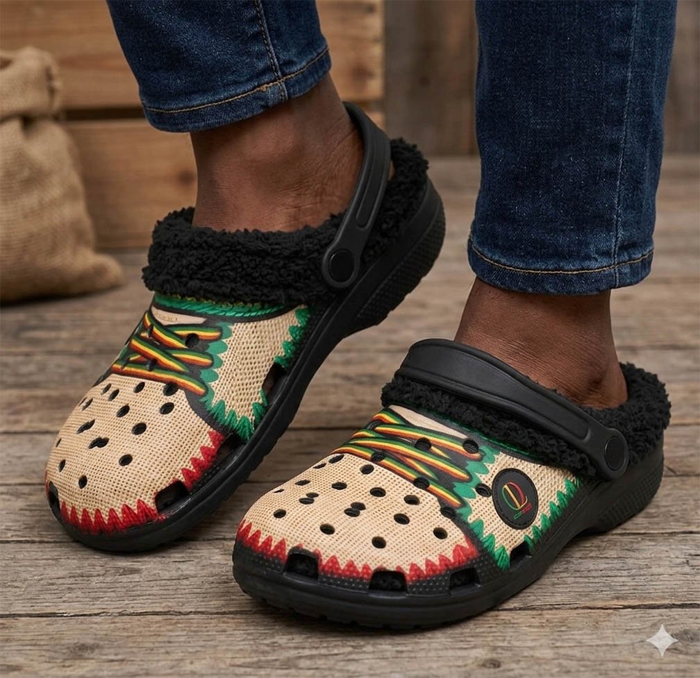 Unisex One Love Warm Slippers with Fleece Inner Lining, Perfect for Indoor and Outdoor Activities