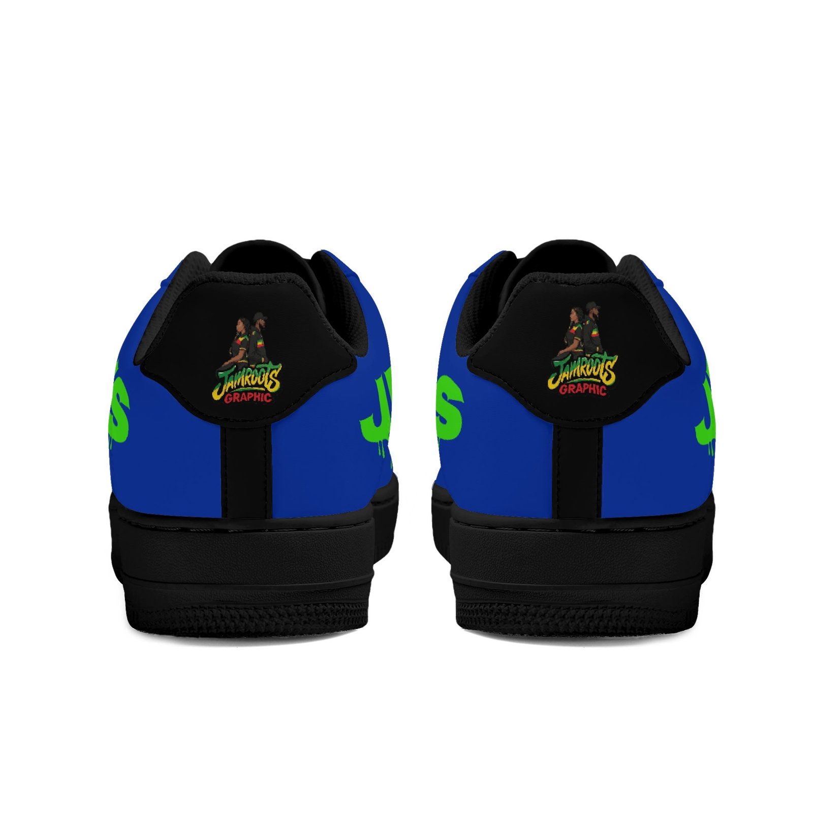 Women's Retro Galaxy Panel Mid-Top Basketball Shoes with Green Accents - Image 4