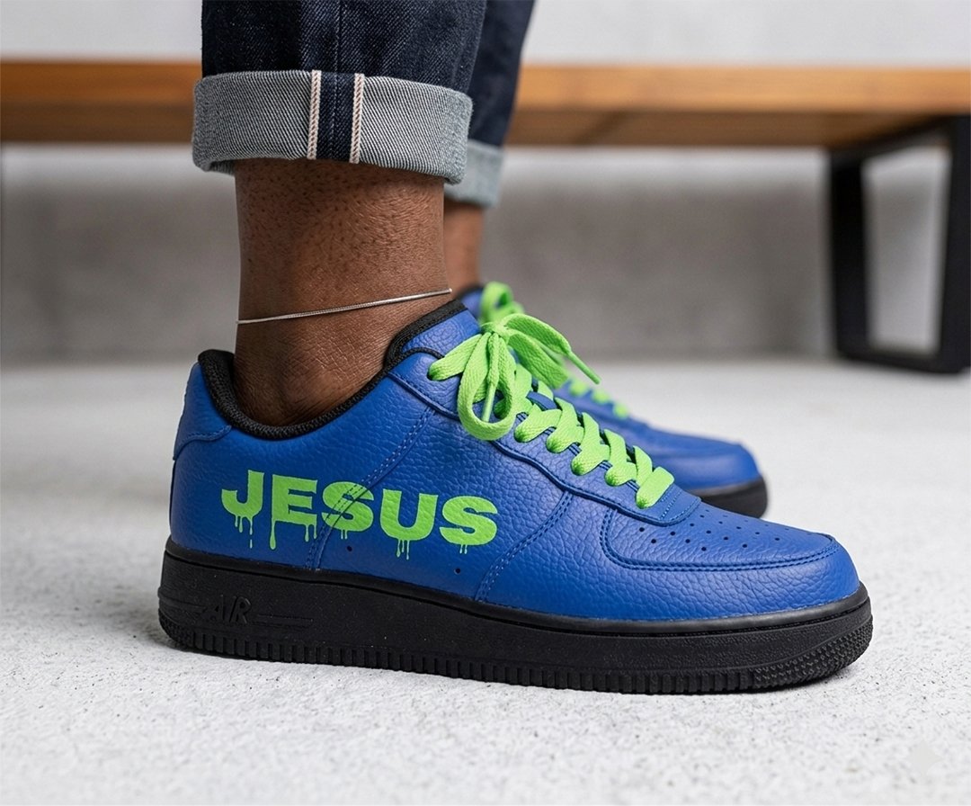 Women's Retro Galaxy Panel Mid-Top Basketball Shoes with Green Accents