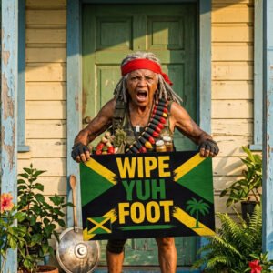 WIPE yuh foot Doormat 30"x18"