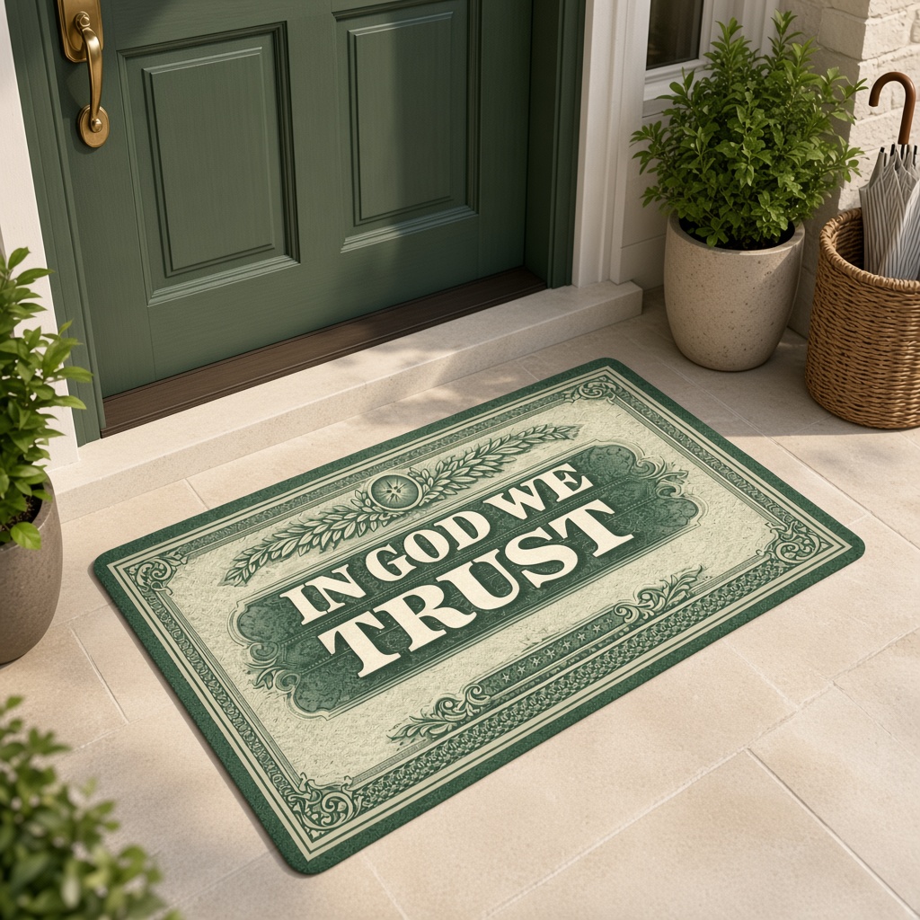 In God We Trust — Doormat
