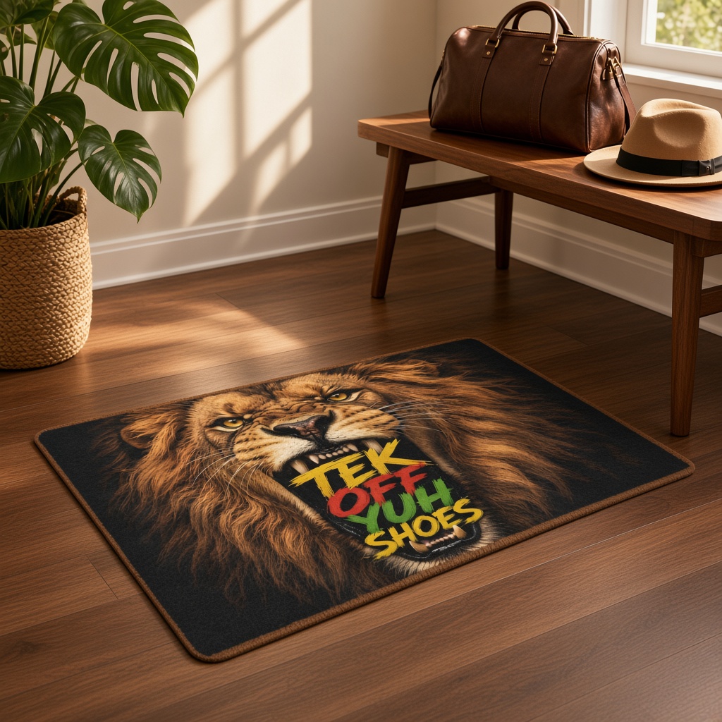 Lion Mat Print — Doormat