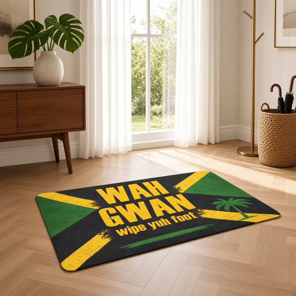 Wah Gwan Wipe Yuh Foot — Doormat